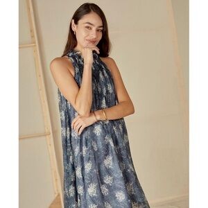 New JOIE Thelen mini dress Size Small in Baltic Print